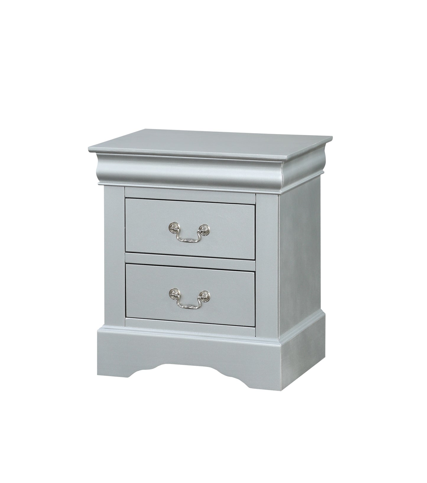 Louis Philippe III Nightstand - Platinum