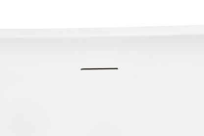 Veno 54" Acrylic Freestanding Soaking Bathtub  - White