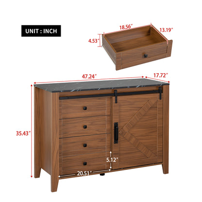 Otis Storage Cabinet - Brown