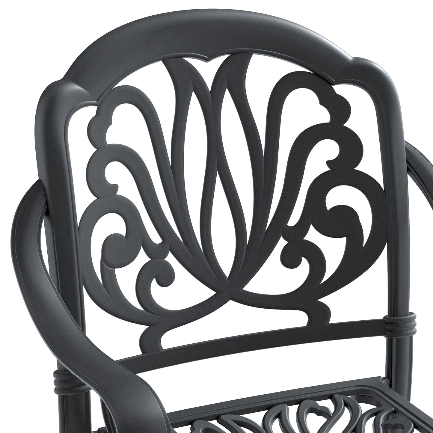 Viona 5 Pc Set Of Cast Aluminum Patio Furniture