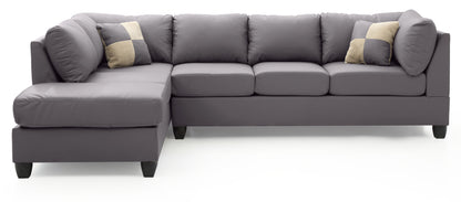 Malone Sectional Sofa - Gray