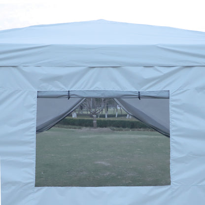 Lucina 10 x 10 ft Pop Up Gazebo Canopy Tent - White