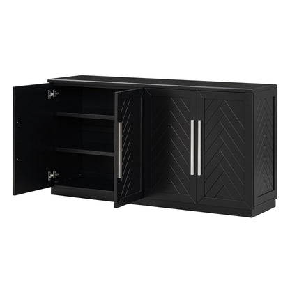 Larson Sideboard Buffet - Black