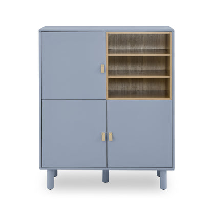 Giga Storage Wooden Cabinet - Blue