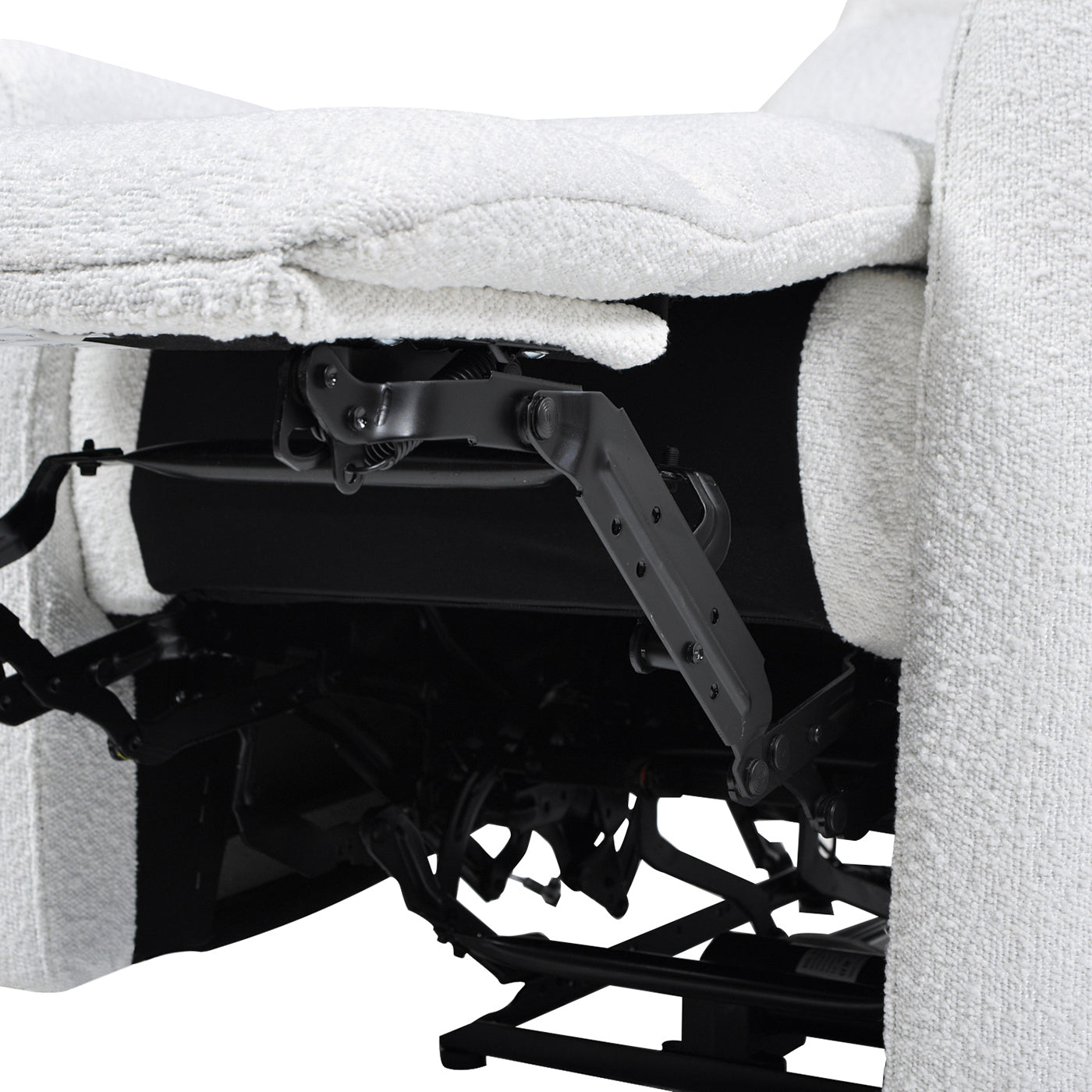 Bloomy High-Back Power Recliner Motion Chair - White