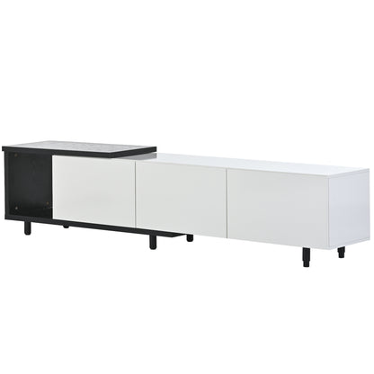 Legend Stylish TV Stand Cabinet - White