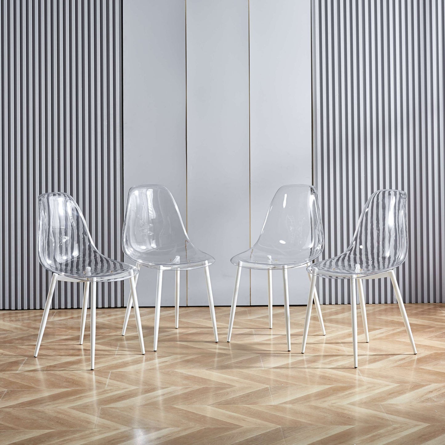 Burt Clear Dining Chairs (Set of 4)