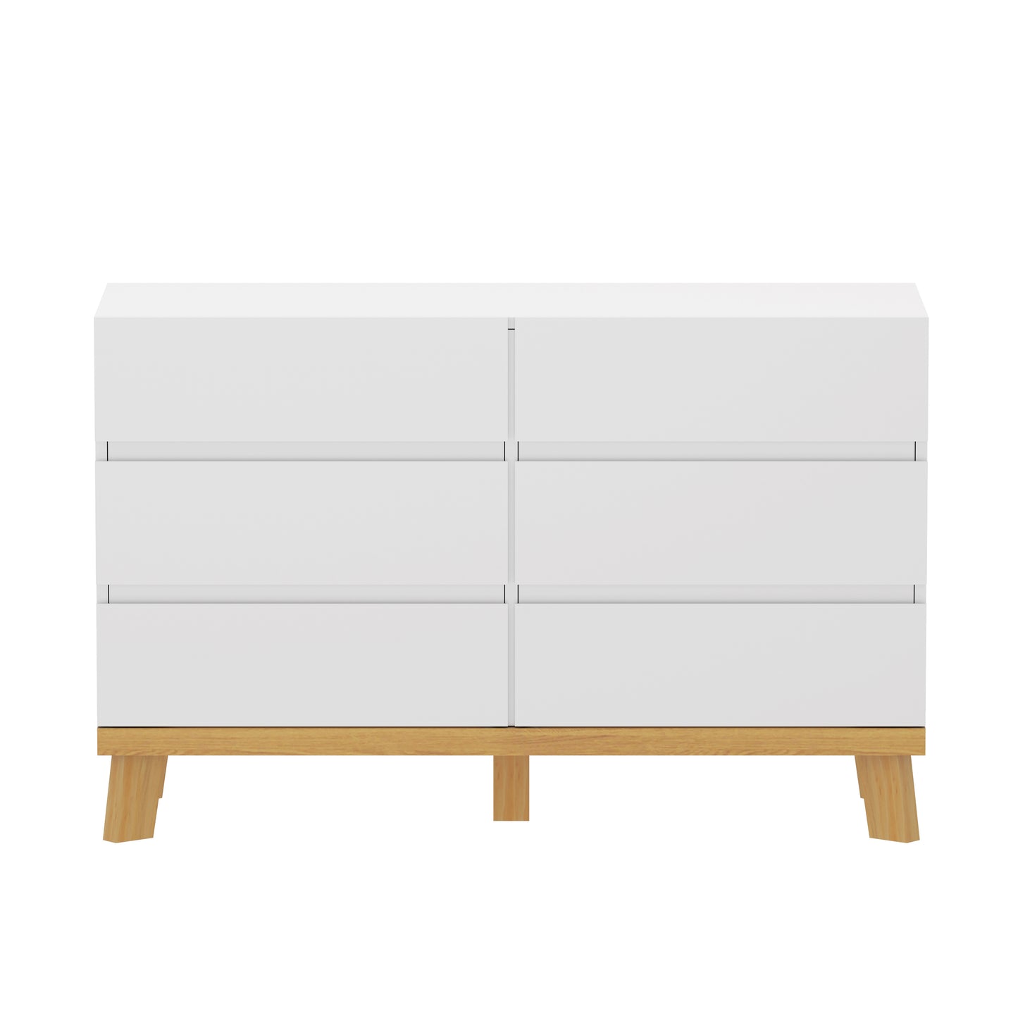 Nao 6-Drawers Storage Cabinet - White