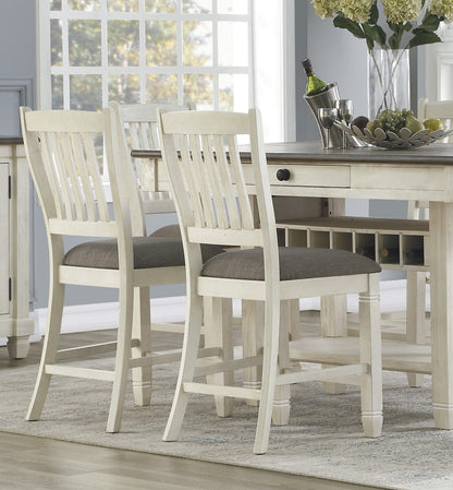 Mya Counter Height Chairs  (Set of 2) - Antique White