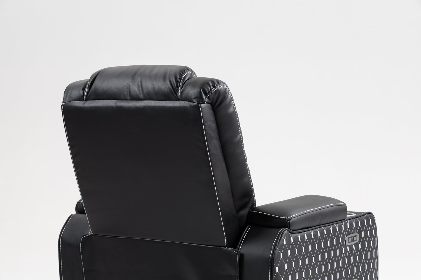 Warner II Power Recliner with Multifunctional Features - Black