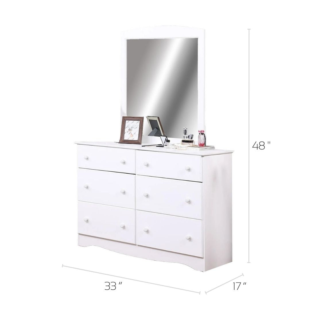 Go Green Woods Dresser With Mirror