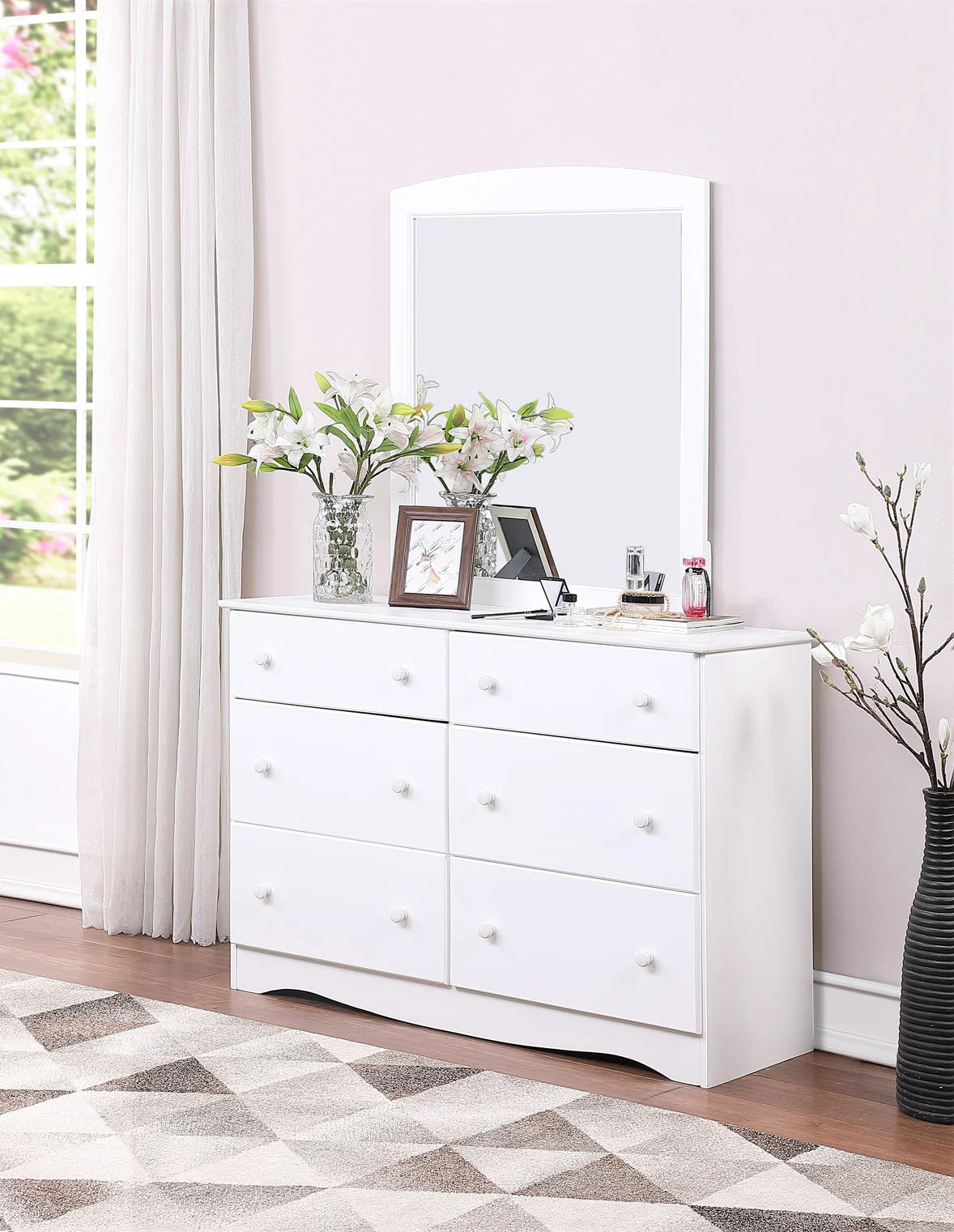 Go Green Woods Dresser With Mirror