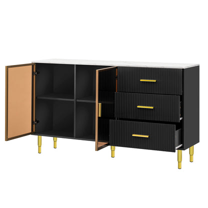 Finch Sideboard Buffet - Black