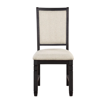 Rex Dining Chair  (Set of 2) - Black