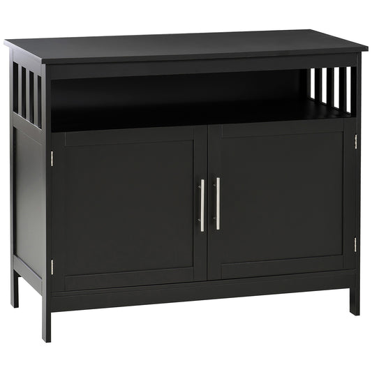 Norma Sideboard Buffet Cabinet - Black