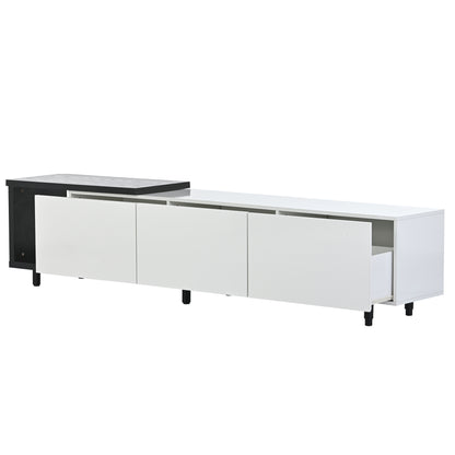 Legend Stylish TV Stand Cabinet - White