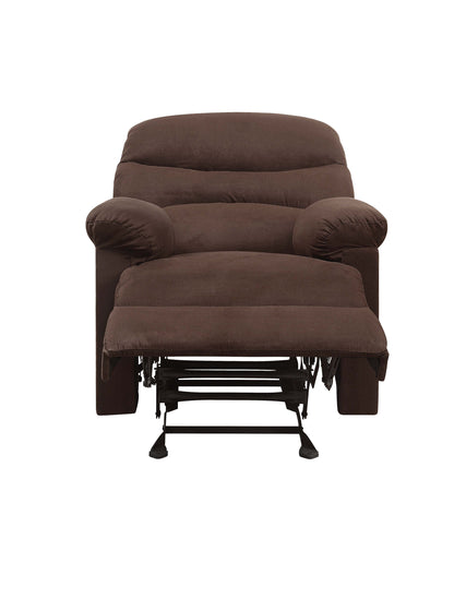 Zamora Glider Recliner with Pillow Top Armrest - Chocolate