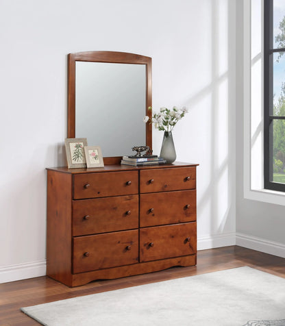 Go Green Woods Dresser With Mirror