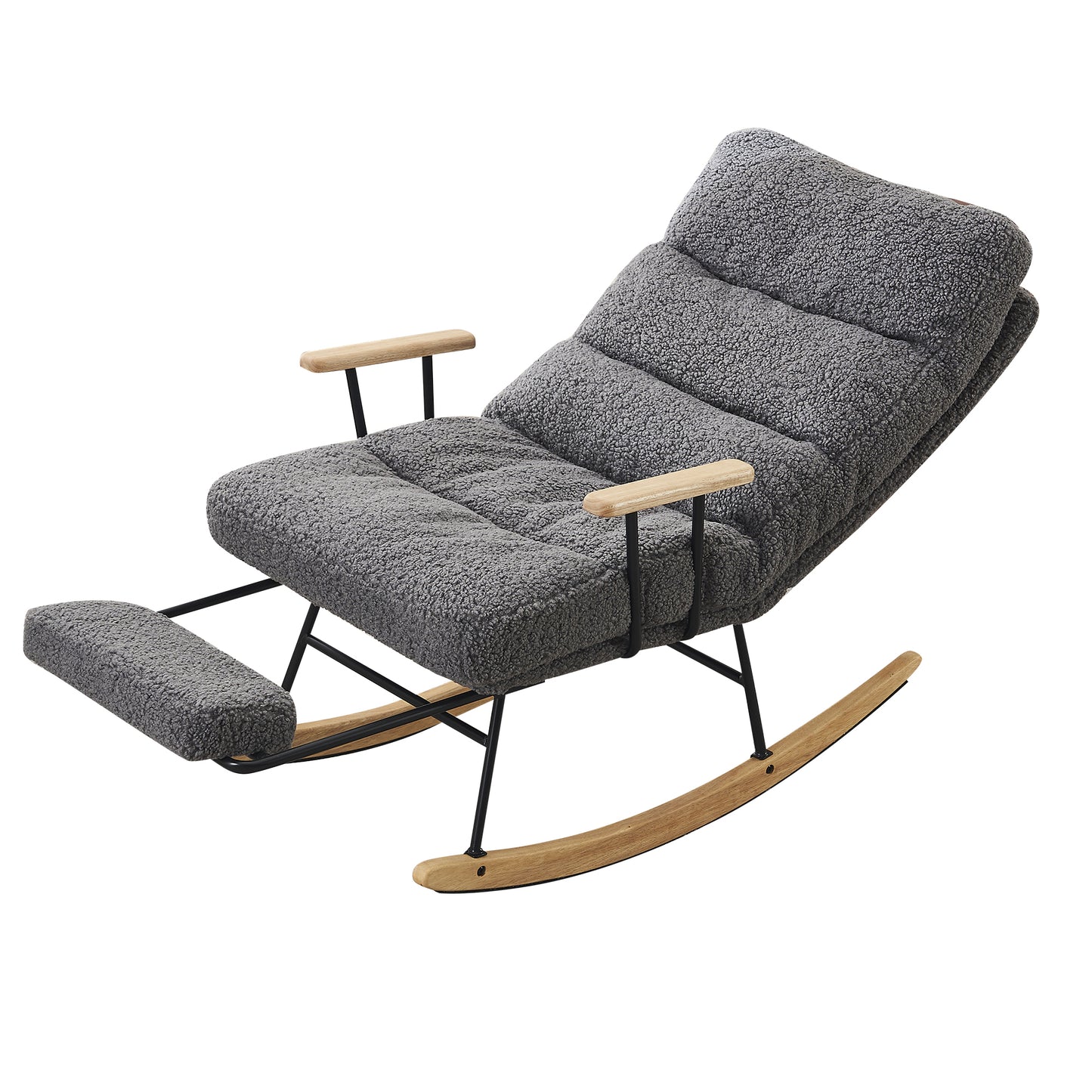 Cordova Gliding Rocking Chair - Dark Gray