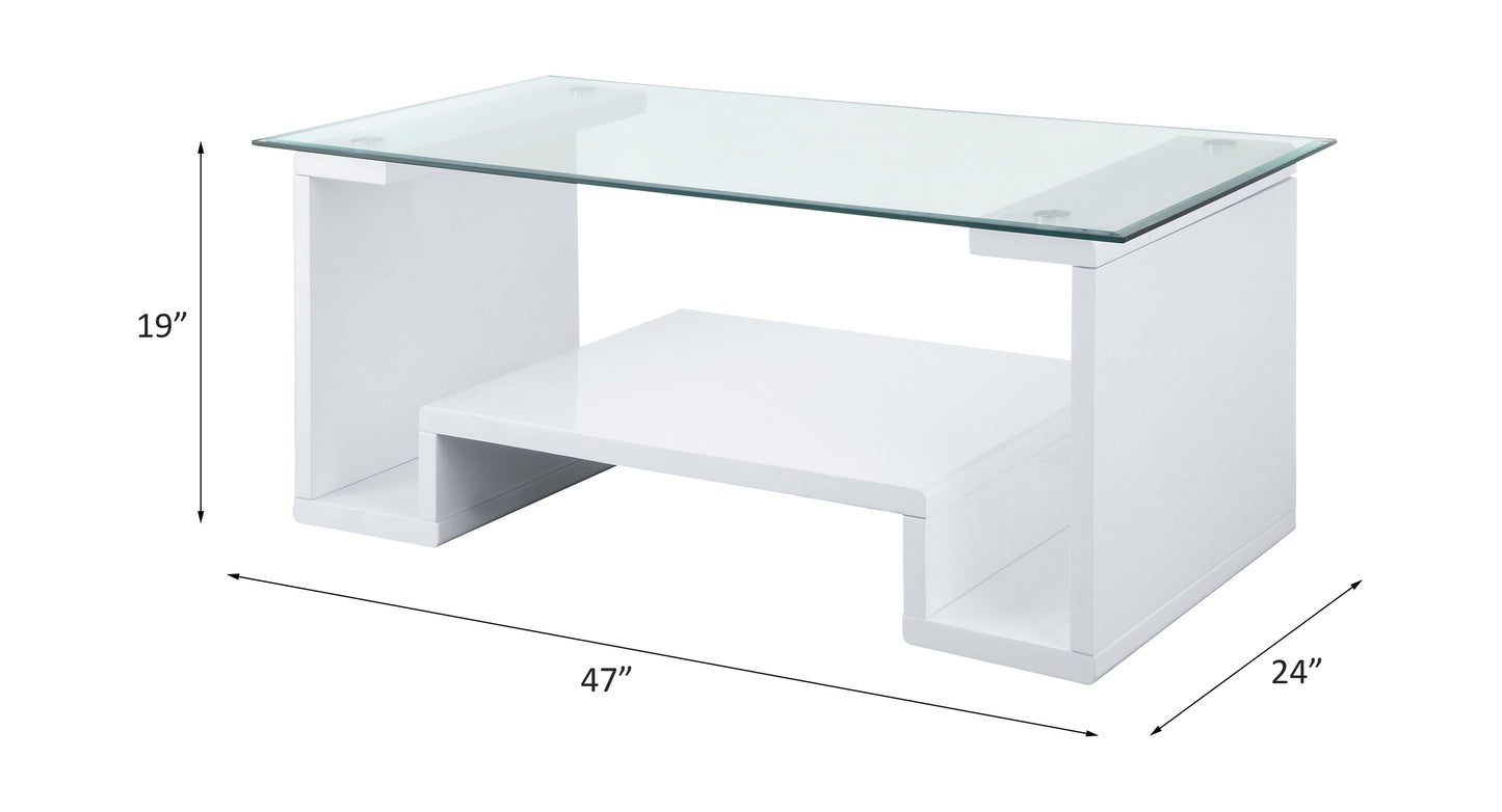 Nevaeh Coffee Table - White