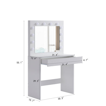 Horton Tanner Makeup Vanity Table and Stool Set