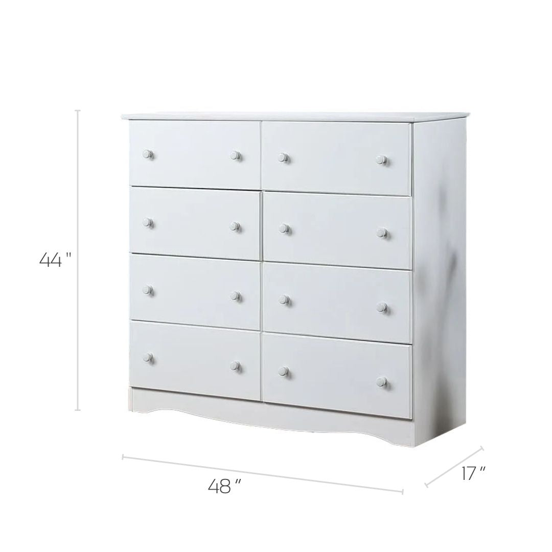 Go Green Woods  8 Drawer Dresser