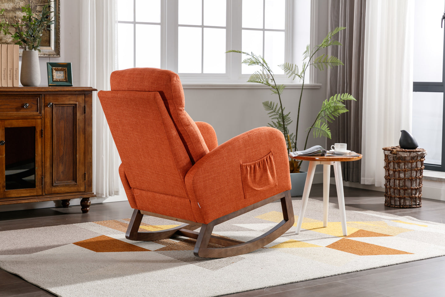 Frazer Rocking Chair - Orange