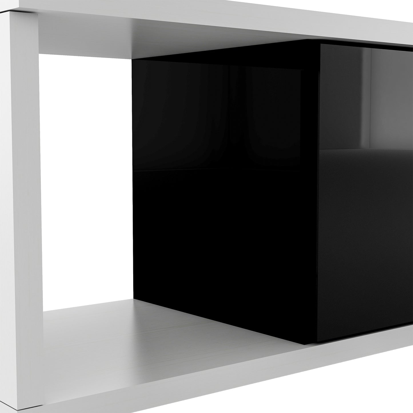 Legend Stylish TV Stand Cabinet - Black