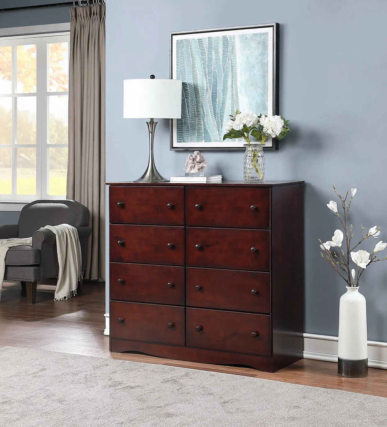 Go Green Woods  8 Drawer Dresser