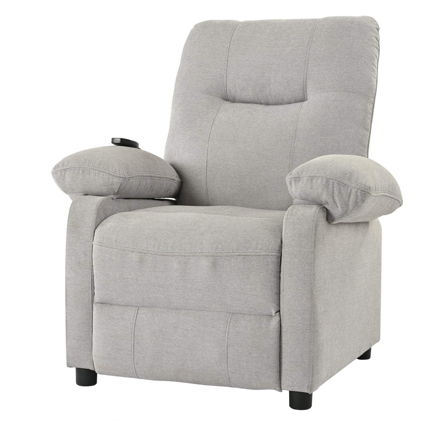 Aston Recliner Chair with Message and Heater - Gray