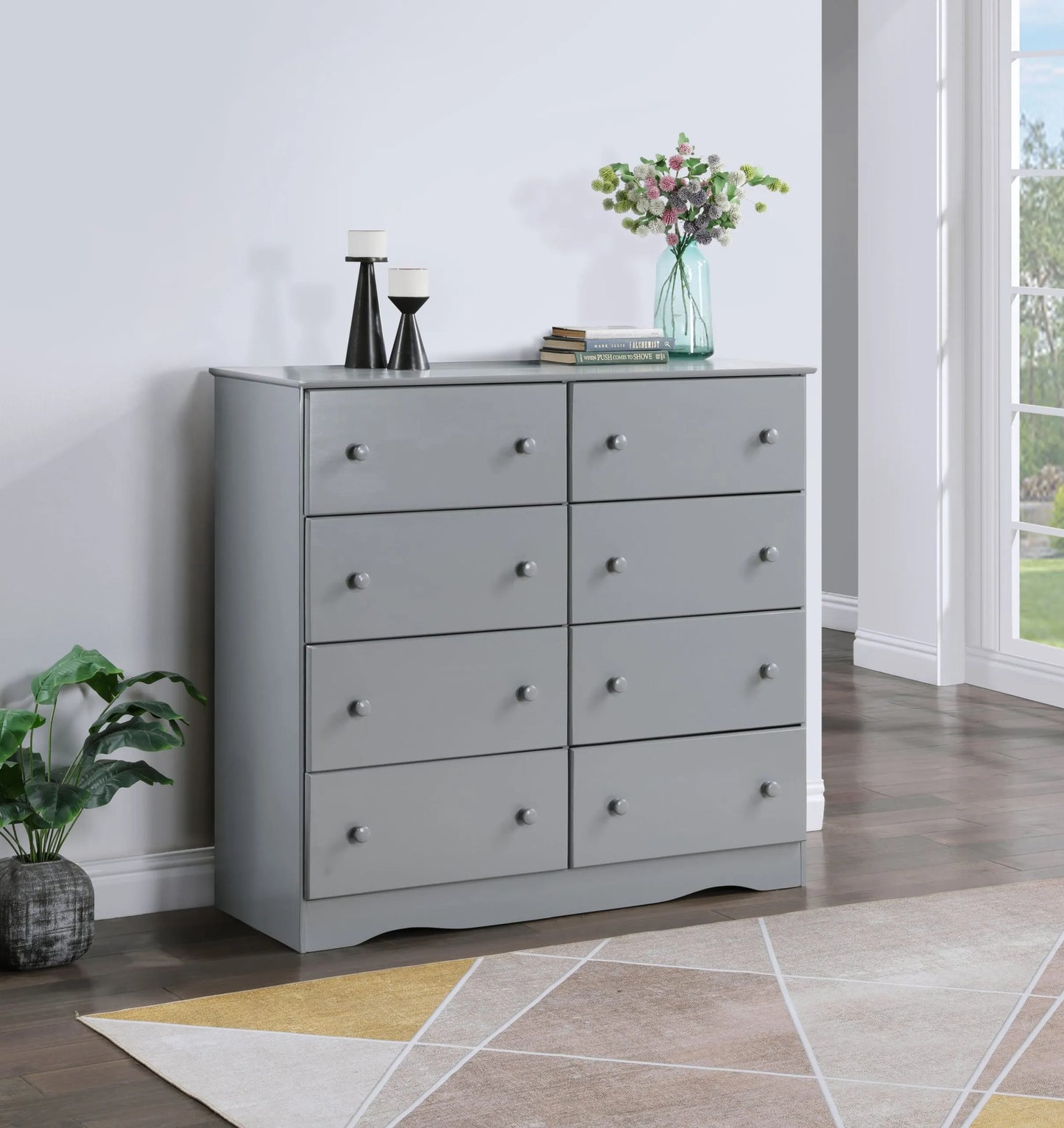 Go Green Woods  8 Drawer Dresser