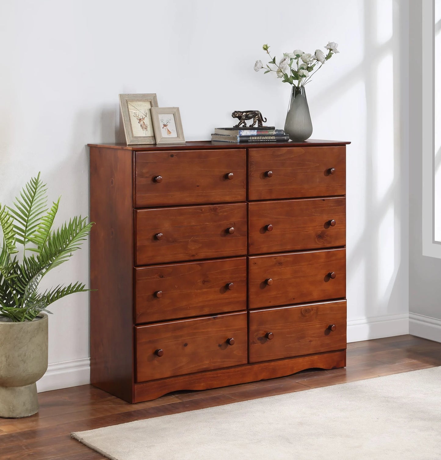 Go Green Woods  8 Drawer Dresser