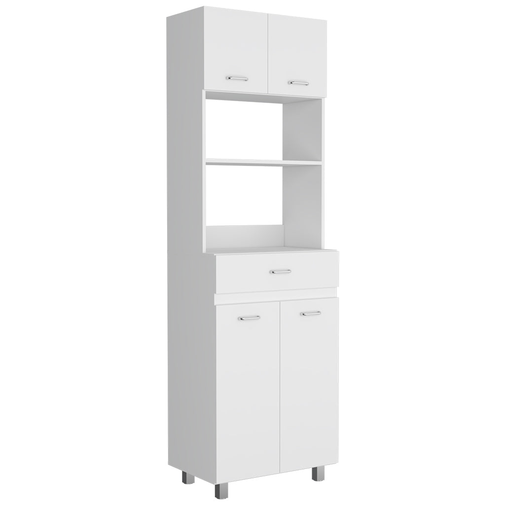 Caribe Microwave Cabinet - White