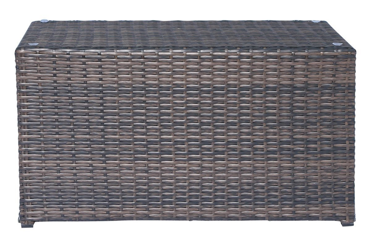 Santika Outdoor Wicker Coffee Table - Brown