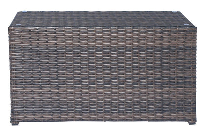 Santika Outdoor Wicker Coffee Table - Brown