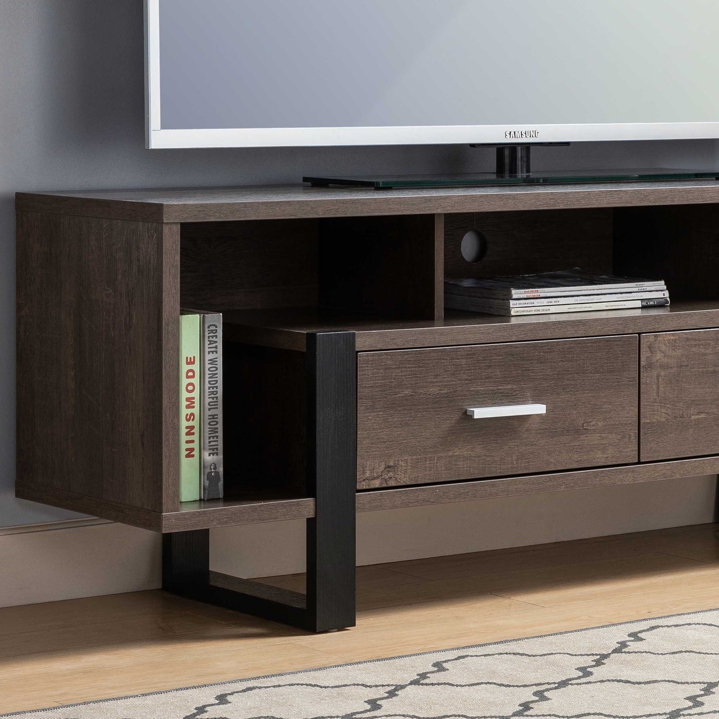 Chano TV Stand - Walnut