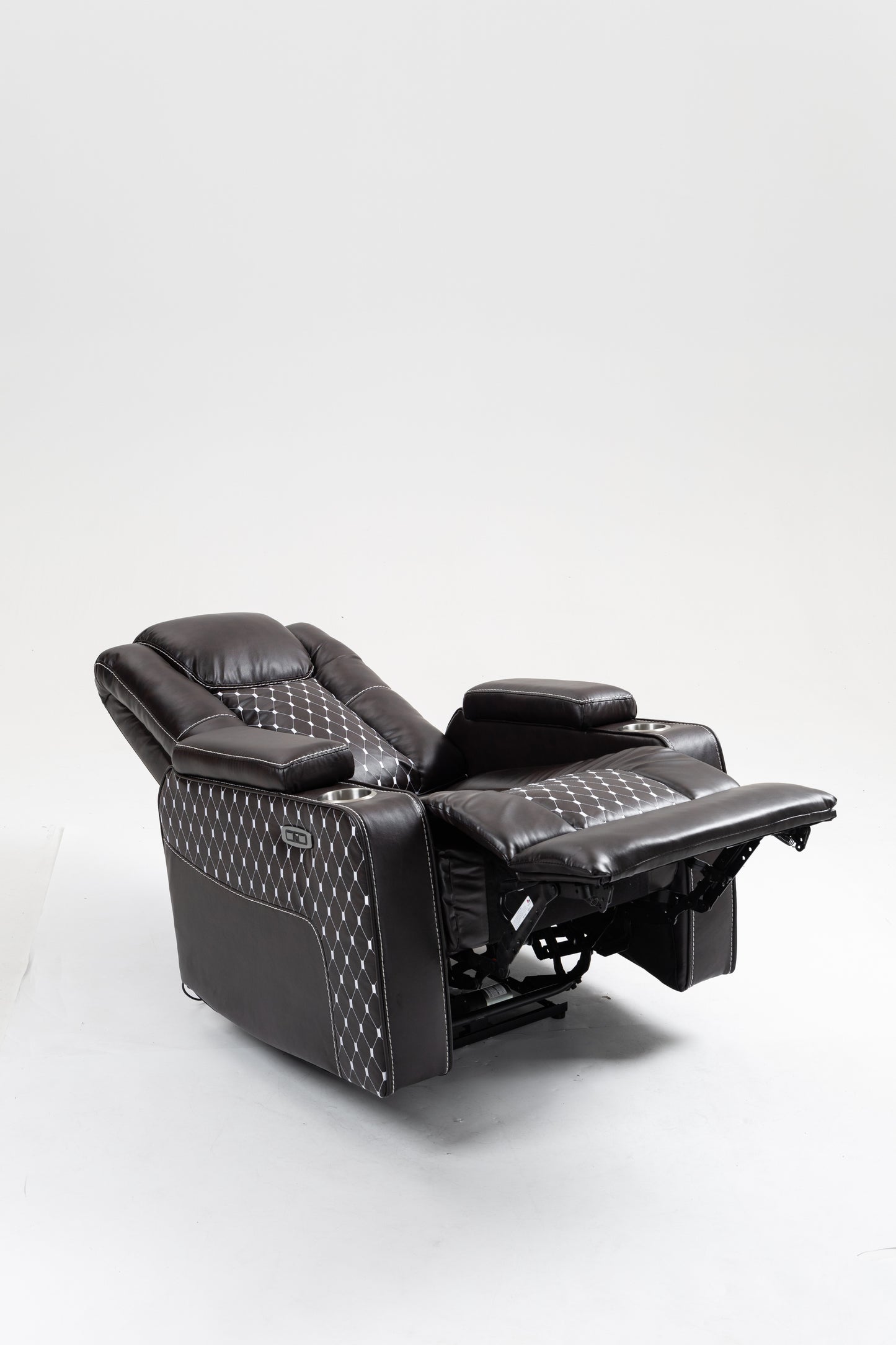 Warner II Power Recliner with Multifunctional Features - Brown