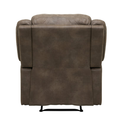 Anya Solid Wood Frame Reclining Chair - Brown