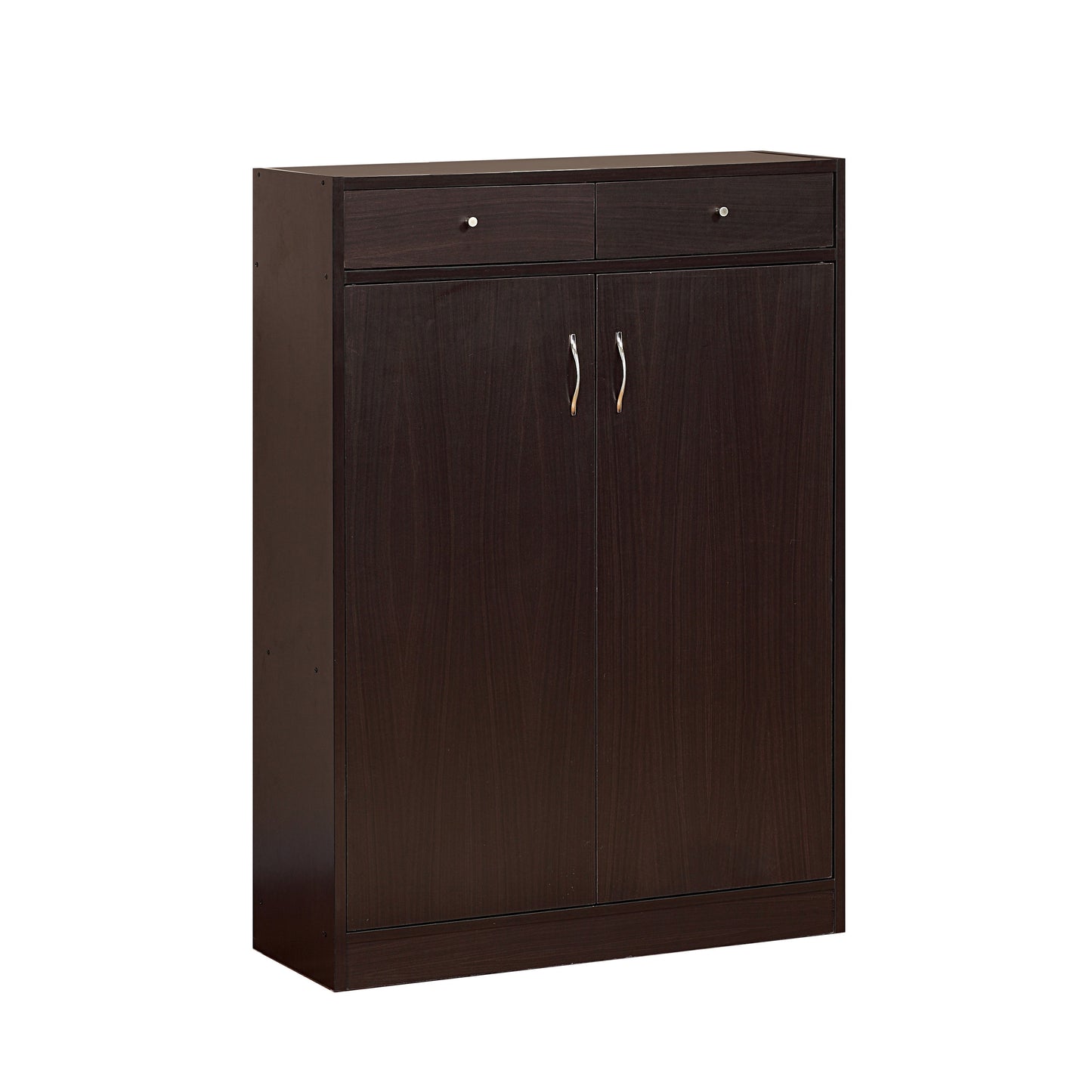 Parza Shoe Storage Cabinet - Red Cocoa