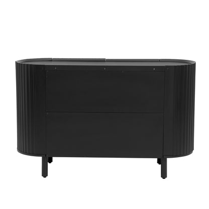 U Storage Sideboard Cabinet - Black