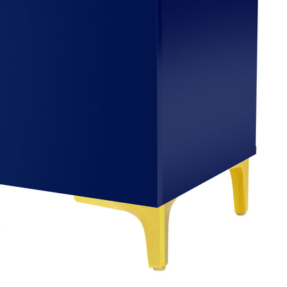 Jin Luxury Storage Cabinet - Navy Blue