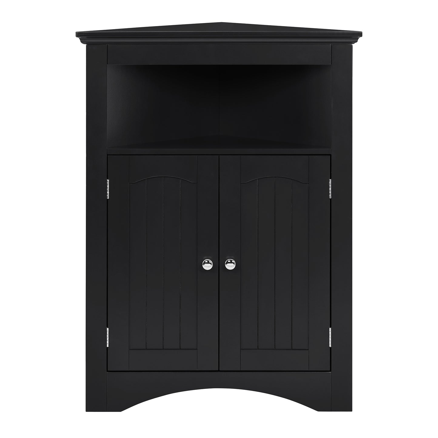 Carson II Corner Cabinet - Coffee