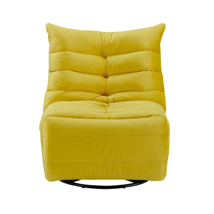 Seraphina Rotatable Recliner Chair - Yellow