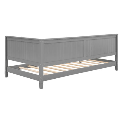 Lou Twin Size Wooden Daybed - Gray