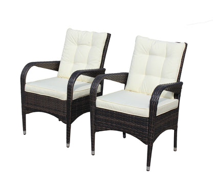 Johan Liberatore Dining Chairs with Cushions (Set of 2)