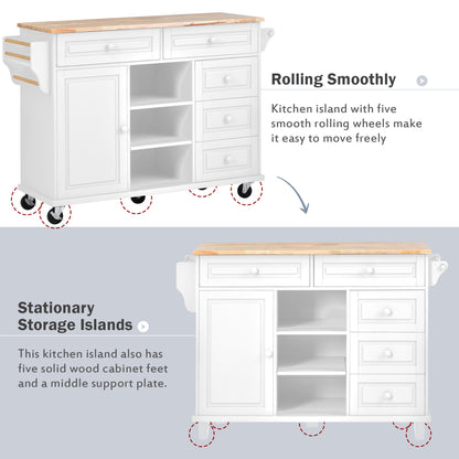 Pantry Mate Kitchen Cart - White