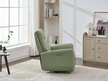 Mosley Swivel Glider Recliner Chair - Green