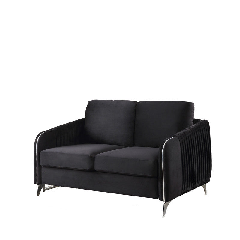 Hathaway Loveseat Couch - Black