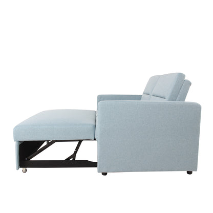 Bolton Loveseat Sleeper - Light Blue