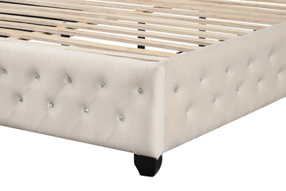 Sophia Queen Bed - Cream